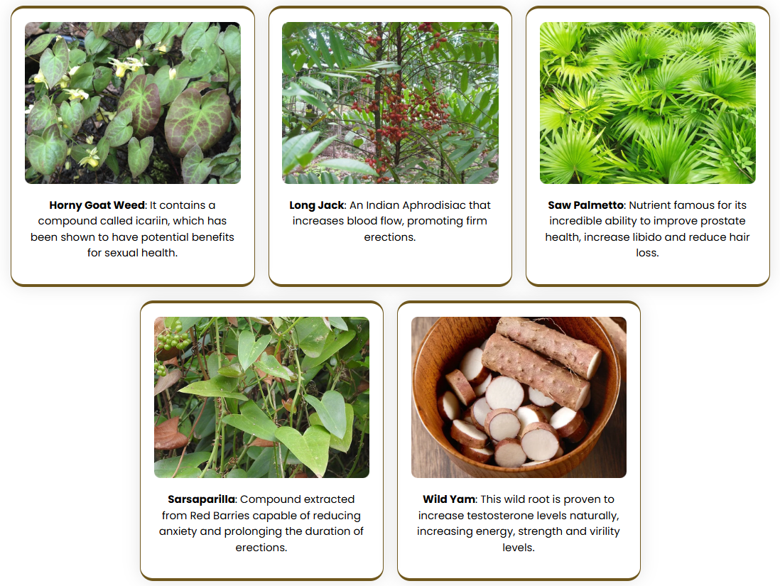 Men's Growth Natural Ingredients